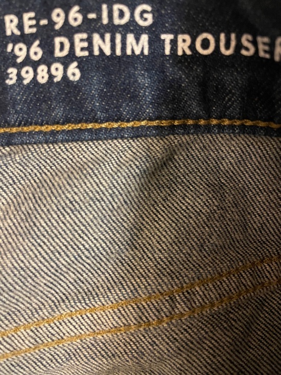 J. Crew ‘96 Denim Trouser High-Rise Wide Leg Dark Blue  Size 29P - Picture 3 of 11